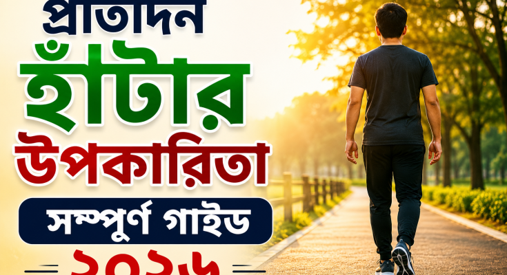 প্রতিদিন হাঁটার উপকারিতা সম্পূর্ণ গাইড ২০২৬
