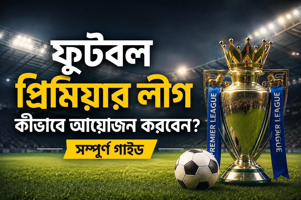 ফুটবল প্রিমিয়ার লীগ কীভাবে আয়োজন করবেন? সম্পূর্ণ গাইড